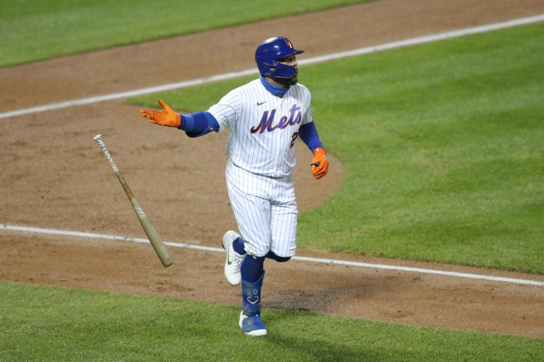 New York Mets designated hitter Dominic Smith