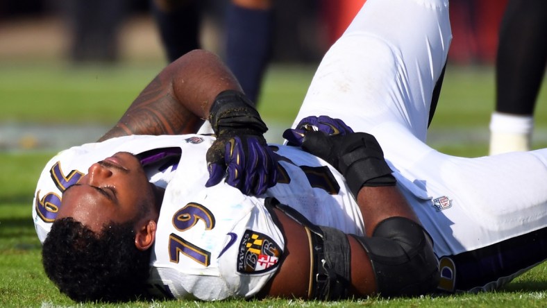 Ravens LT Ronnie Stanley injured during NFL game