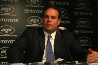 Mike Tannebaum of the New York Jets Announces Eric Mangini Will Not Return in 2009