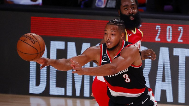 Blazers not interested in a James Harden trade if it means adding C.J. McCollum