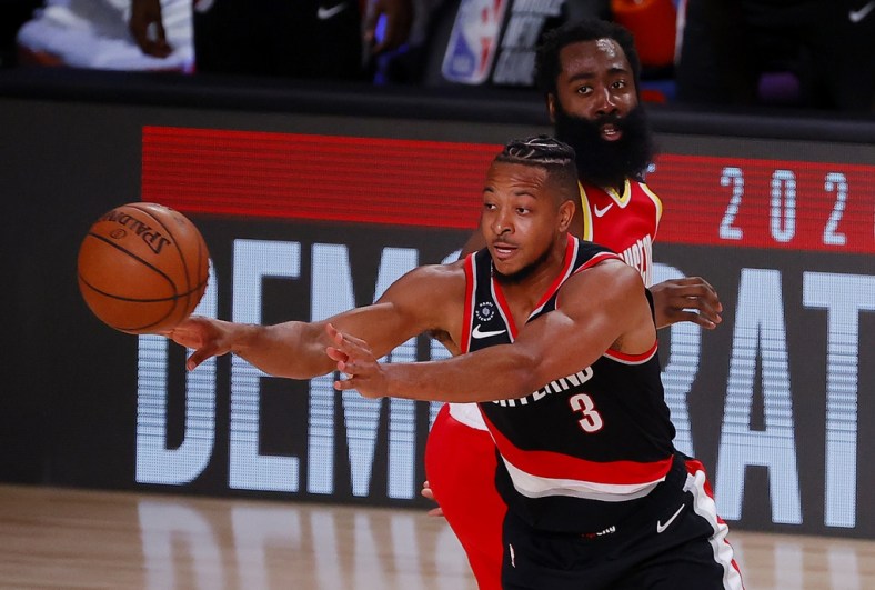 Blazers not interested in a James Harden trade if it means adding C.J. McCollum