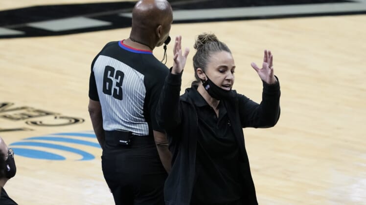 Spurs assistant Becky Hammon makes sports history