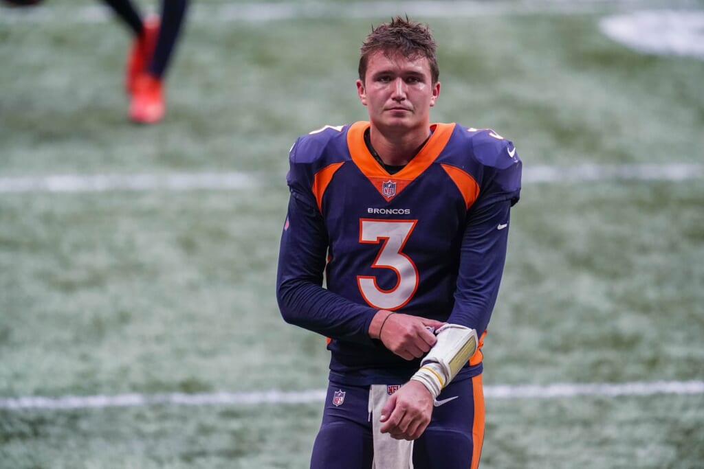 Denver Broncos QB Drew Lock in midst of sophomore slump