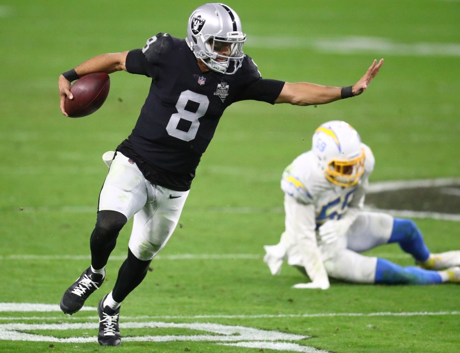 Marcus Mariota currently Raiders' No. 3 quarterback - Silver And Black Pride