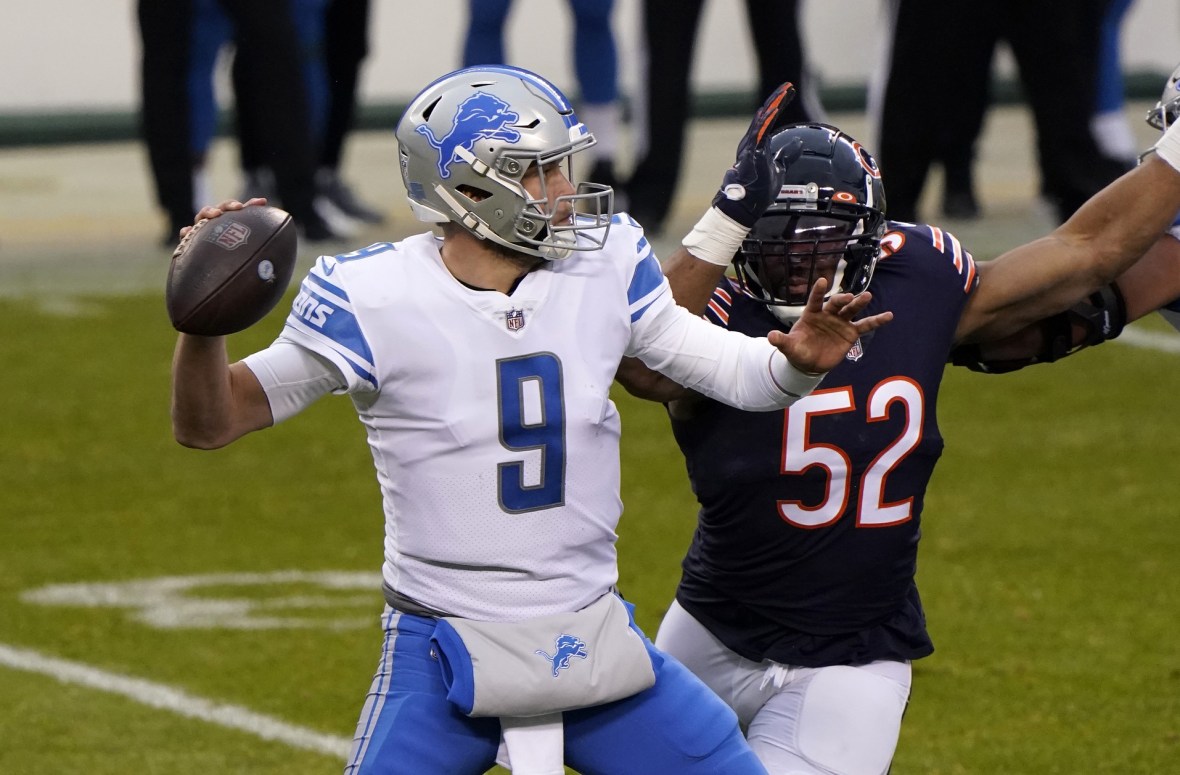 Could the Bears replace Mitch Trubisky with Matthew Stafford?