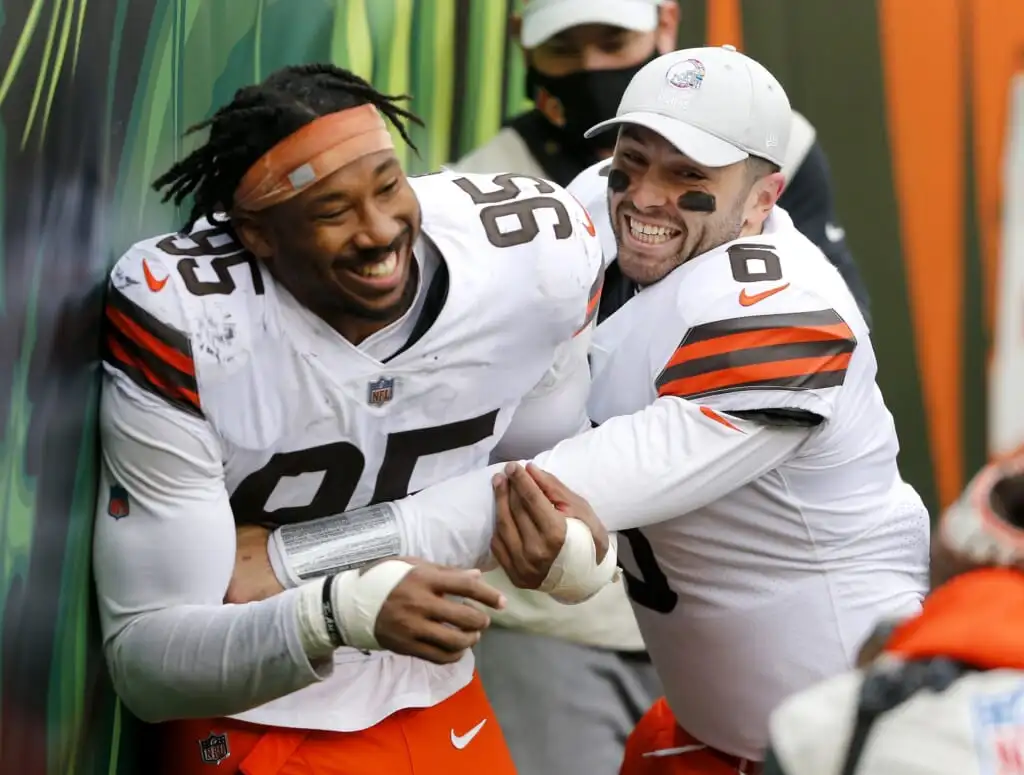 Cleveland Browns star Myles Garrett wins team's 2020 Walter Payton