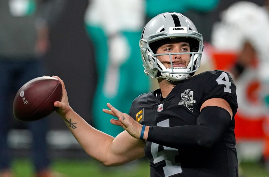Can you see the Raiders replacing Derek Carr in an Aaron Rodgers trade?