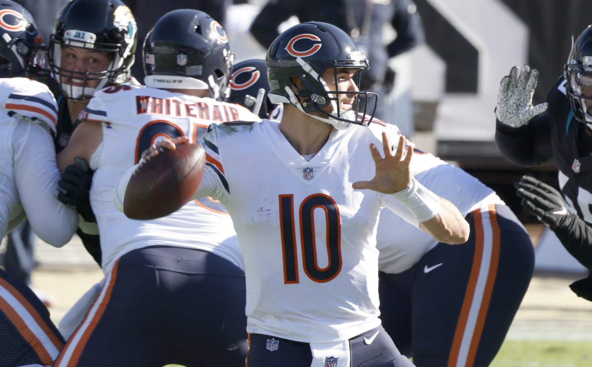 Will Mitch Trubisky be back as the Chicago Bears QB next season?