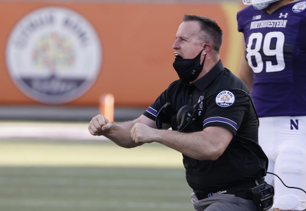 Pat Fitzgerald signs extension with Northwestern. 