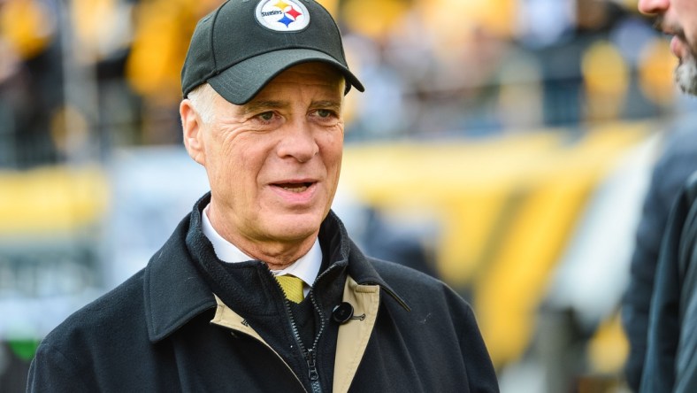 Oct 28, 2018; Pittsburgh, PA, USA; Pittsburgh Steelers president Art Rooney II before the game against the Cleveland Browns at Heinz Field. Mandatory Credit: Jeffrey Becker-USA TODAY Sports