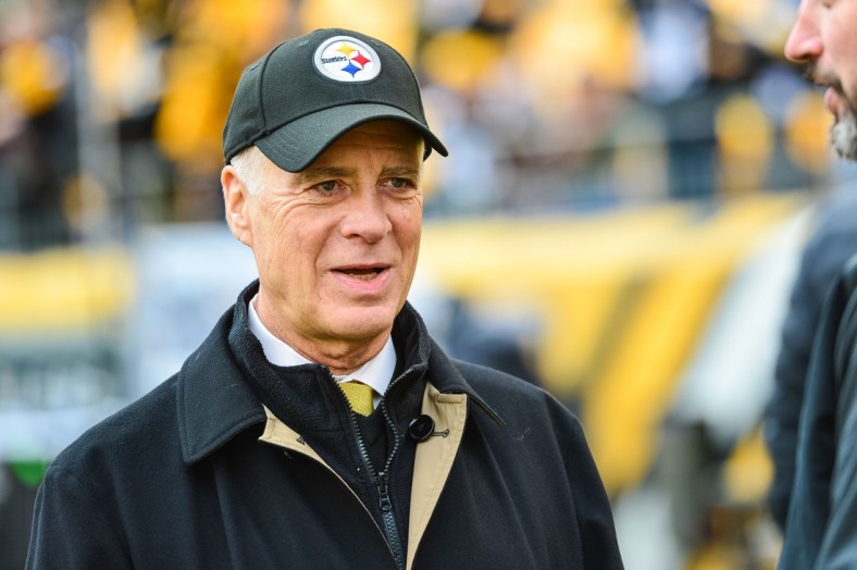 Oct 28, 2018; Pittsburgh, PA, USA; Pittsburgh Steelers president Art Rooney II before the game against the Cleveland Browns at Heinz Field. Mandatory Credit: Jeffrey Becker-USA TODAY Sports