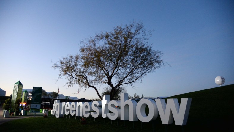 Jan 30, 2020; Scottsdale, Arizona, USA; A general view prior to the first round of the Waste Management Phoenix Open golf tournament at TPC Scottsdale. Mandatory Credit: Joe Camporeale-USA TODAY Sports