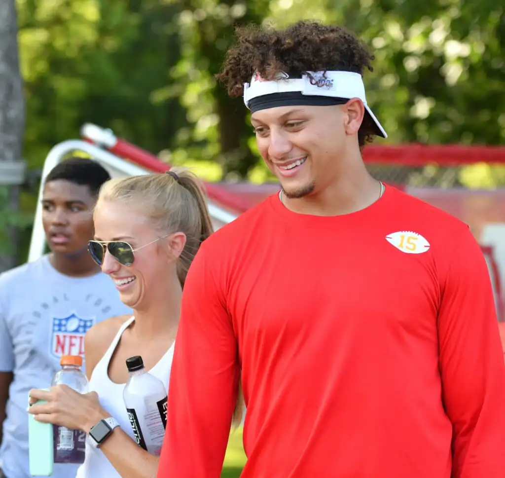 LOOK: Patrick Mahomes, fiancée Brittany Matthews welcome their first child