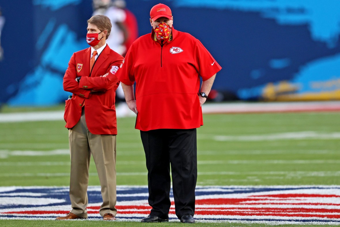 Chiefs head coach Andy Reid, Super Bowl LV