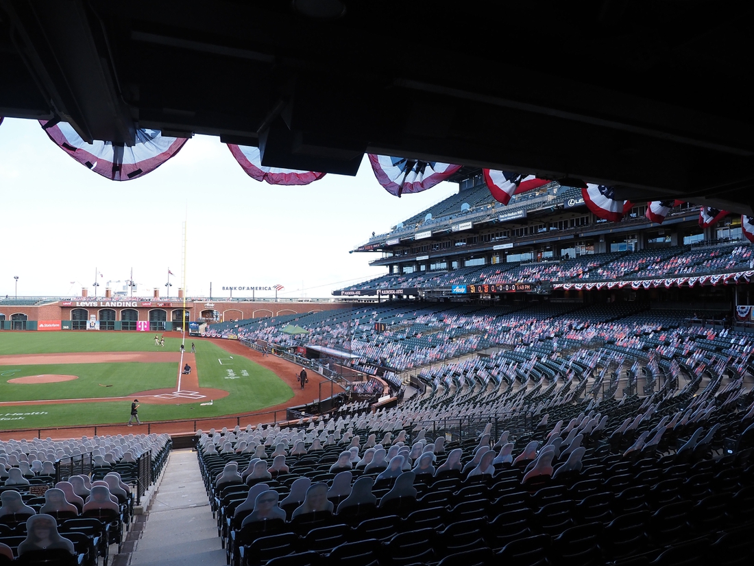 Section 122 at Oracle Park 