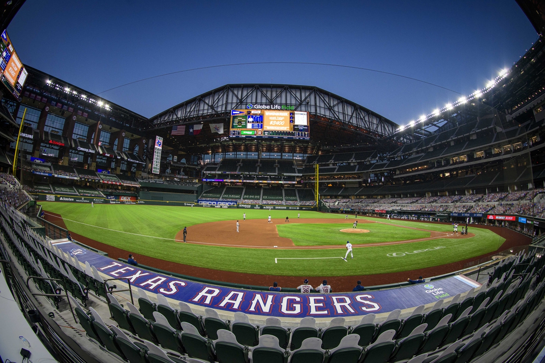 President Biden decries Texas Rangers' full-stadium plan
