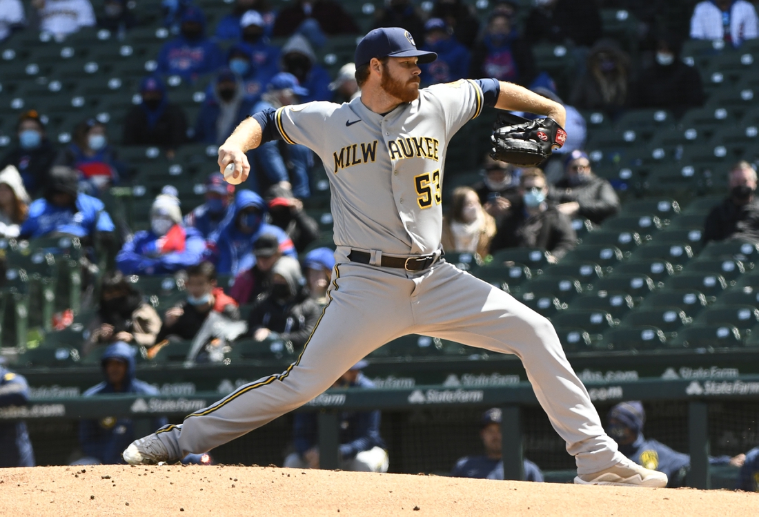 Brandon Woodruff, Milwaukee Brewers shut down Chicago Cubs