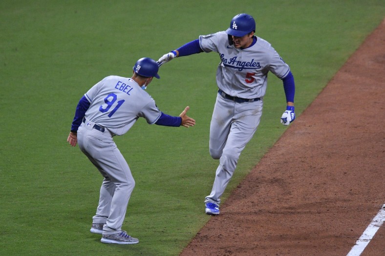 Los Angeles Dodgers pull away from Padres in 12th, win 7th straight