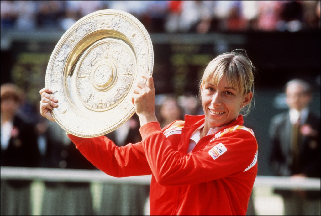 U.S Tennis champion, born Czech Martina Navratilov