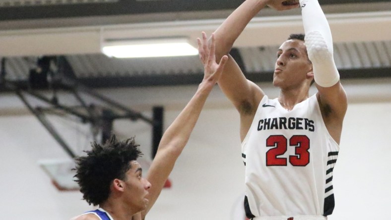 Sussex Hamilton forward Patrick Baldwin Jr. puts up a jumper against Brookfield Central during a game on Feb. 14, 2020.

Rs5a0114