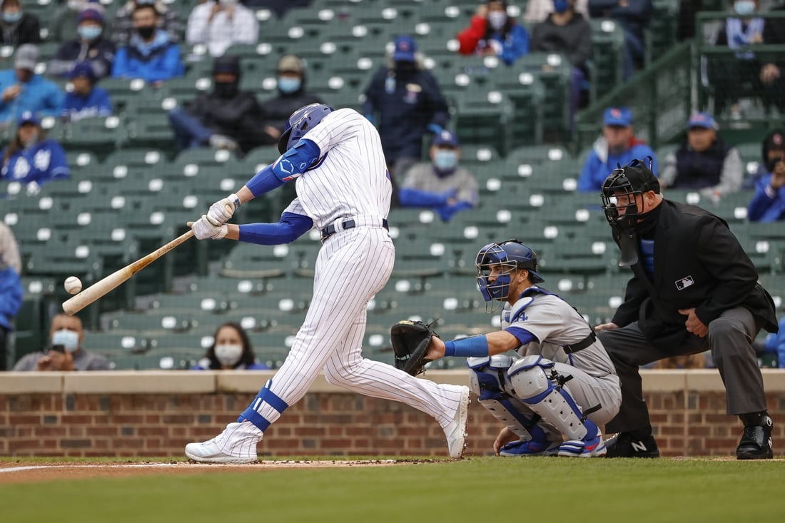 Chicago Cubs roll past Los Angeles Dodgers in doubleheader opener