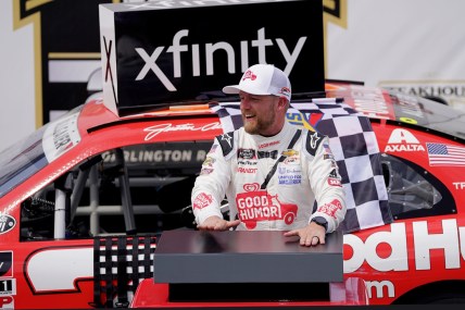 Justin Allgaier takes Xfinity title in overtime