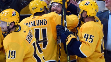 NHL roundup: Nashville Predators claw past Hurricanes in 2OT