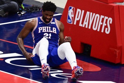 Philadelphia 76ers star Joel Embiid (knee) doubtful for Game 5 vs. Washington Wizards
