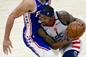 WATCH: Bradley Beal, Wizards avoid elimination with win over 76ers