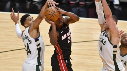 NBA world blasts Miami Heat for blowout Game 3 loss to Bucks