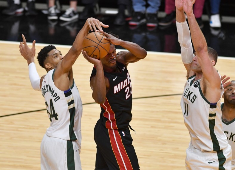 NBA world blasts Miami Heat for blowout Game 3 loss to Bucks