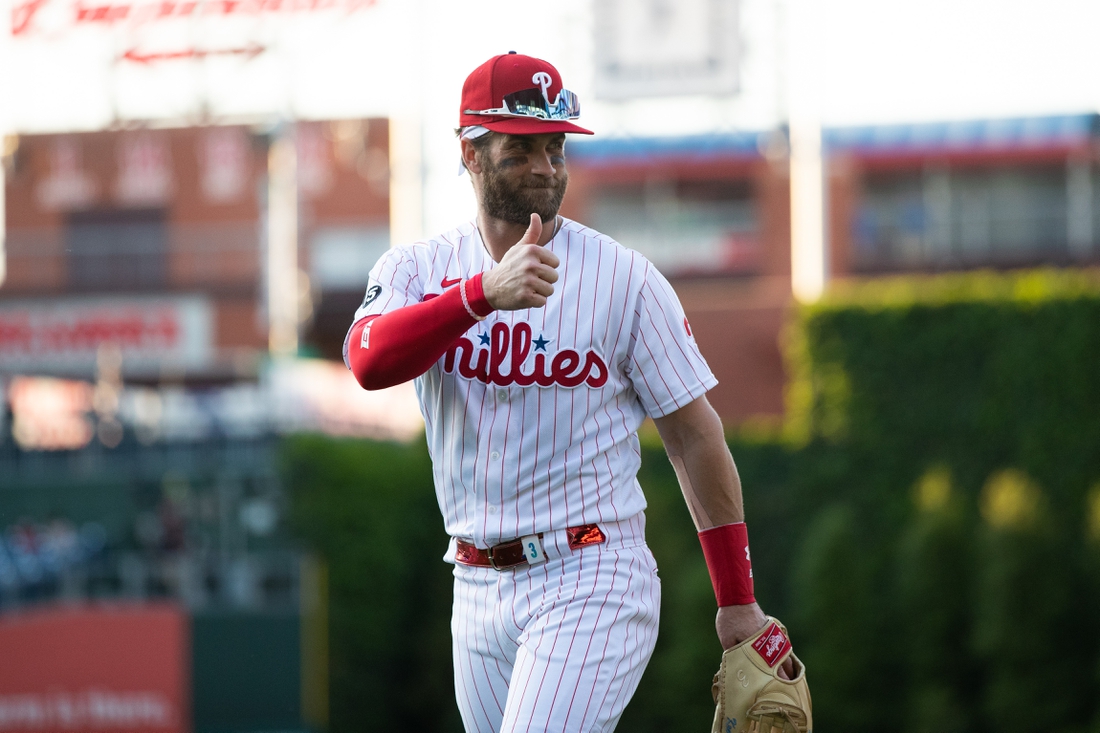 Philadelphia Phillies star Bryce Harper wrist activated 