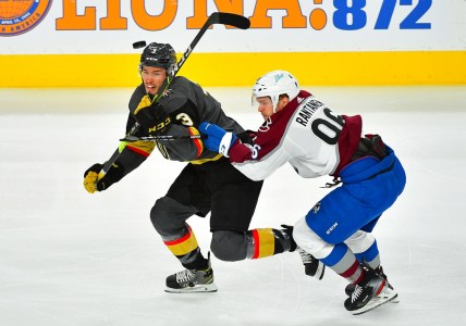 WATCH: Jonathan Marchessault’s hat trick helps Knights even series vs. Avs