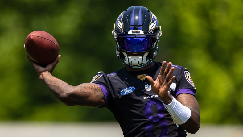 Baltimore Ravens' Lamar Jackson misses practice with flagged COVID test