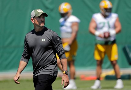 Green Bay Packers head coach Matt LaFleur participates in organized team activities Tuesday, June 15, 2021, in Green Bay, Wis.

Cent02 7g8otaqj6m0qkv0w71c Original