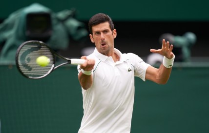 Novak Djokovic’s Wimbledon odds shorten with Stefanos Tsitsipas out