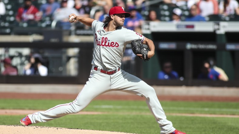 WATCH: Aaron Nola notches record-tying 10 straight strikeouts for Philadelphia Phillies