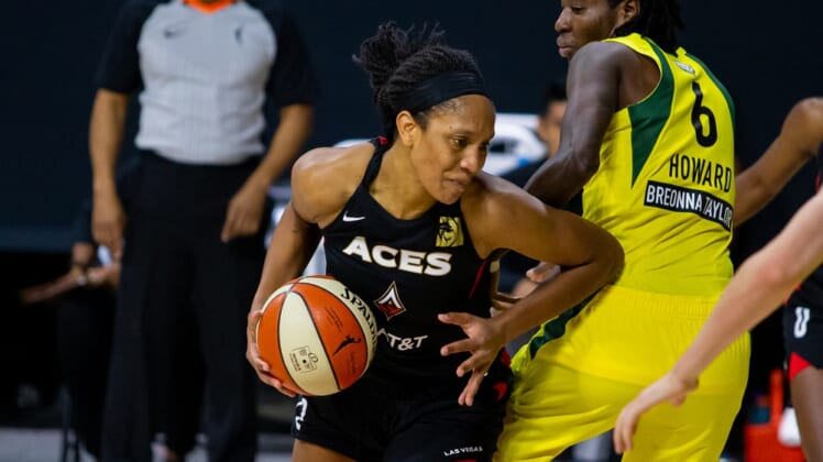 Kelsey Plum shines in Las Vegas Aces win over New York Liberty