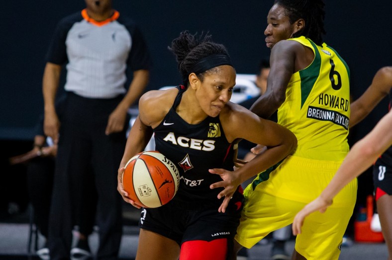 Kelsey Plum shines in Las Vegas Aces win over New York Liberty