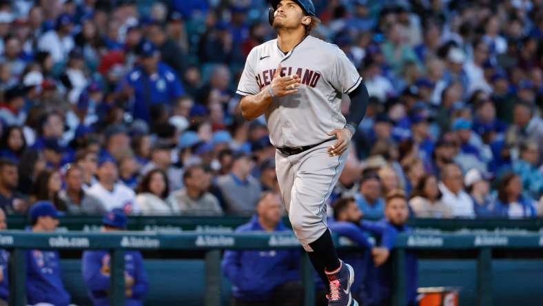 MLB: Cleveland Indians at Chicago Cubs