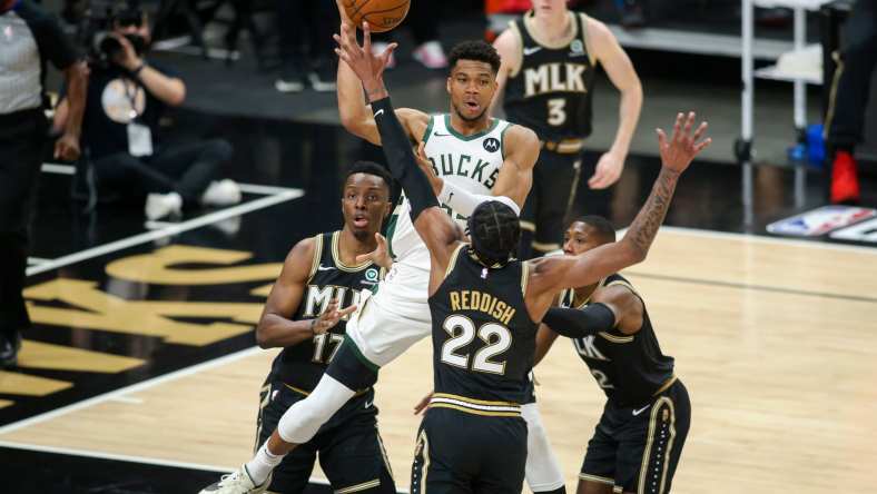 NBA: Playoffs-Milwaukee Bucks at Atlanta Hawks