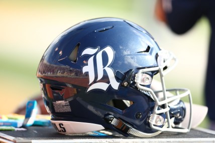Sep 29, 2018; Winston-Salem, NC, USA; A Rice Owls helmet sits on the sidelines during the game against the Wake Forest Demon Deacons at BB&T Field. Mandatory Credit: Jeremy Brevard-USA TODAY Sports