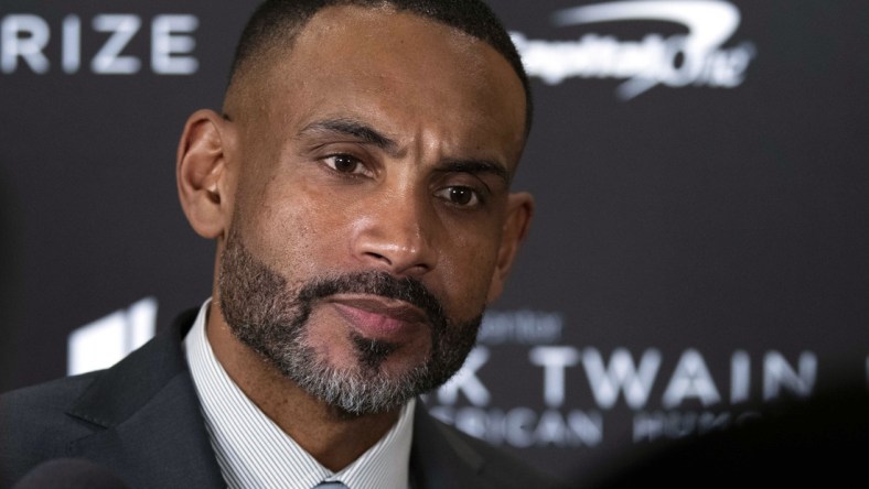 Oct 27, 2019; Washington, DC, USA; Former NBA player Grant Hill at the Kennedy Center on Sunday, Oct. 27, 2019 in Washington D.C. to honor Dave Chappelle receiving the Mark Twain Prize for American Humor. Mandatory Credit: Hannah Gaber-USA TODAY