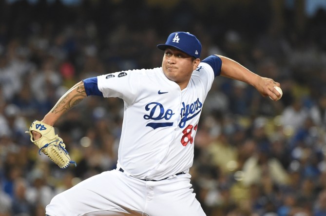 Los Angeles Dodgers activate pitcher Victor Gonzalez