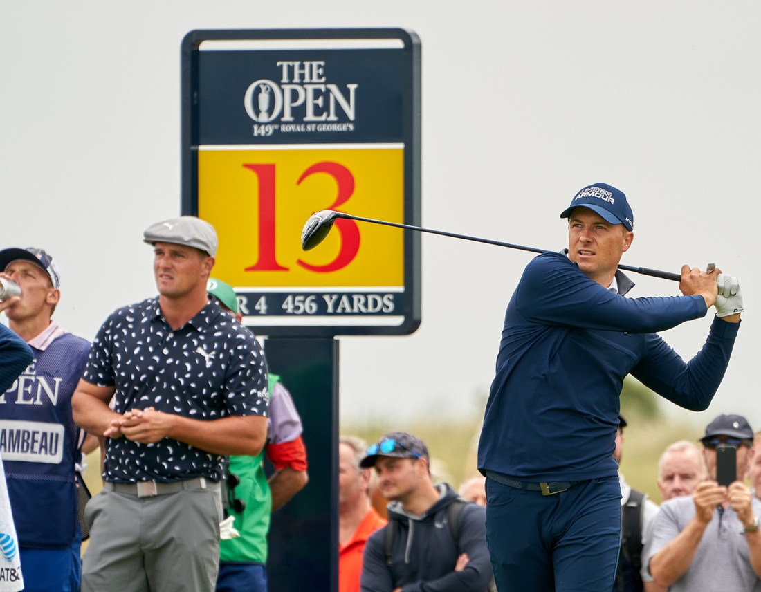 'Shot-focused' Jordan Spieth one off The Open lead