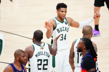 WATCH: Bucks rally past Suns, take 3-2 lead in Finals