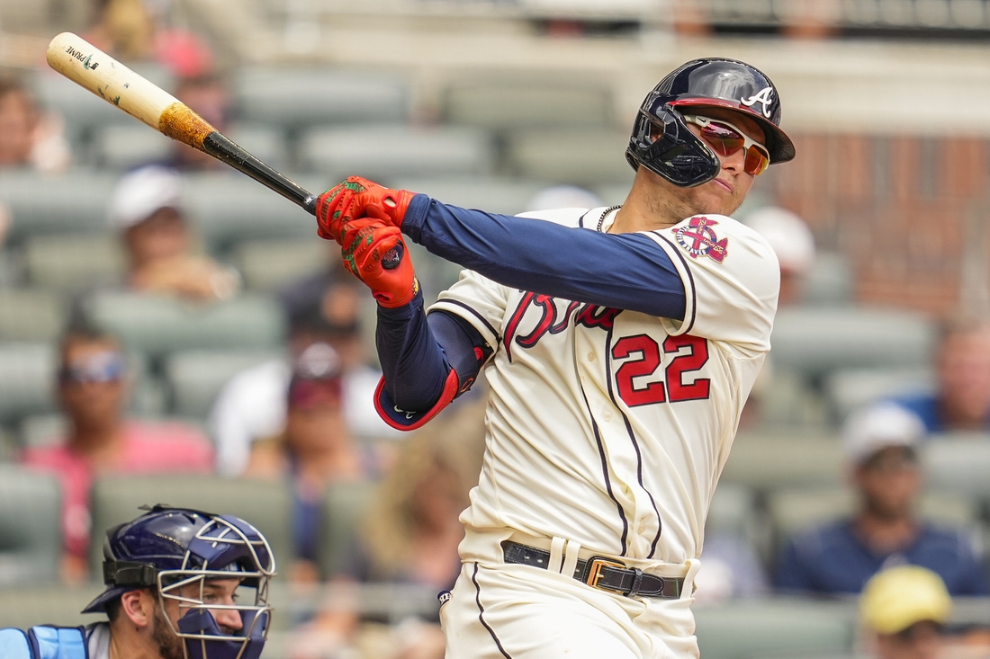 Atlanta, GA, USA. 11th Sep, 2021. Atlanta Braves outfielder Joc