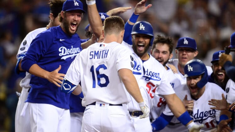 WATCH: Will Smith's walk-off blast lifts Los Angeles Dodgers over San ...