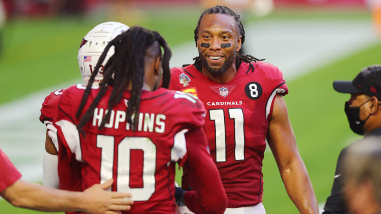 could larry fitzgerald or deandre hopkins break jerry rice's records?