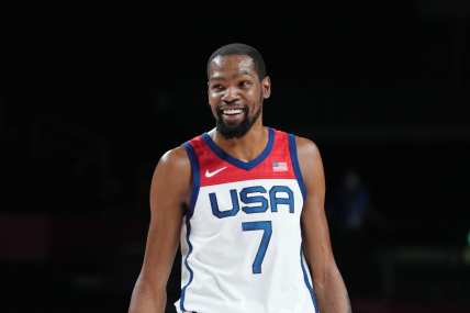 WATCH: Kevin Durant sets all-time Team USA Olympic scoring record